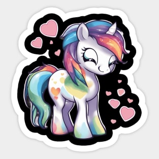 Valentine Pony Sticker